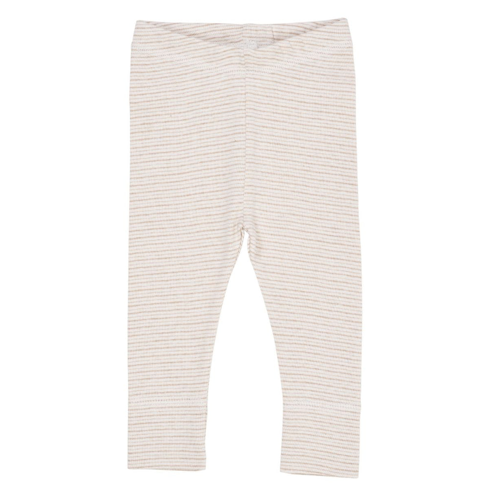 De Copenhagen Colors striped legging in de kleur beige stripe is een ideaal broekje voor kleine kindjes. Deze comfortabele legging is gemaakt van biologisch katoen en daardoor perfect voor de gevoelige huid. VanZus.