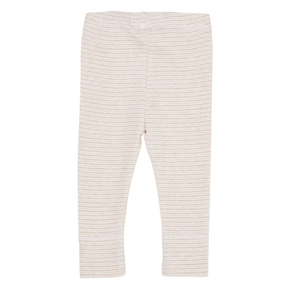 De Copenhagen Colors striped legging in de kleur beige stripe is een ideaal broekje voor kleine kindjes. Deze comfortabele legging is gemaakt van biologisch katoen en daardoor perfect voor de gevoelige huid. VanZus.