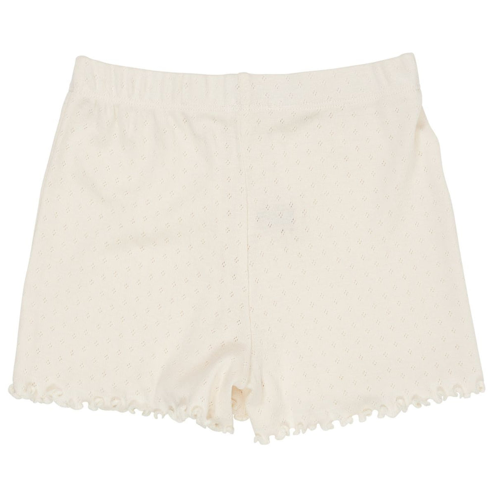 De Copenhagen Colors summer pointelle short in de kleur cream is een heerlijke korte broek voor de warme zomerdagen. Het shortje ziet er erg leuk uit draagt super comfortabel. VanZus.