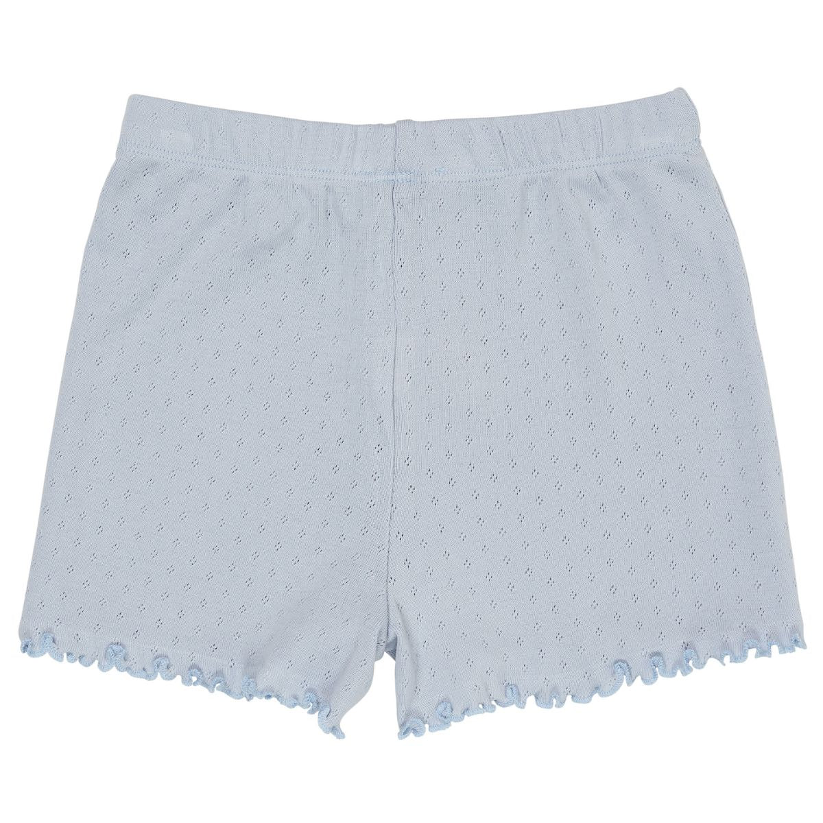 De Copenhagen Colors summer pointelle short in de kleur dusty blue is een heerlijke korte broek voor de warme zomerdagen. Het shortje ziet er erg leuk uit draagt super comfortabel. VanZus.