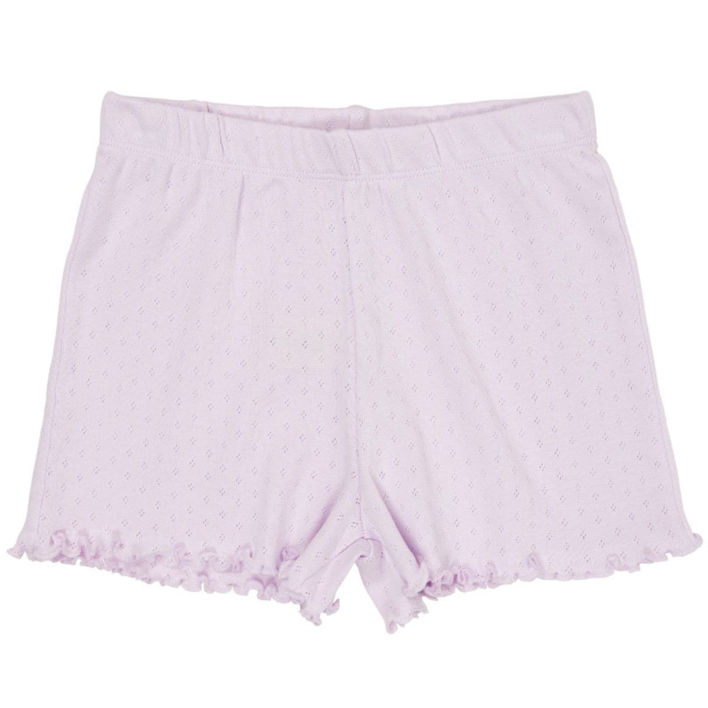 De Copenhagen Colors summer pointelle short in de kleur lavender is een heerlijke korte broek voor de warme zomerdagen. Het shortje ziet er erg leuk uit draagt super comfortabel. VanZus.