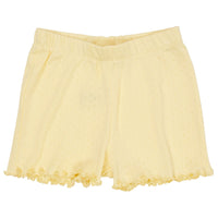 De Copenhagen Colors summer pointelle short in de kleur light yellow is een heerlijke korte broek voor de warme zomerdagen. Het shortje ziet er erg leuk uit draagt super comfortabel. VanZus.