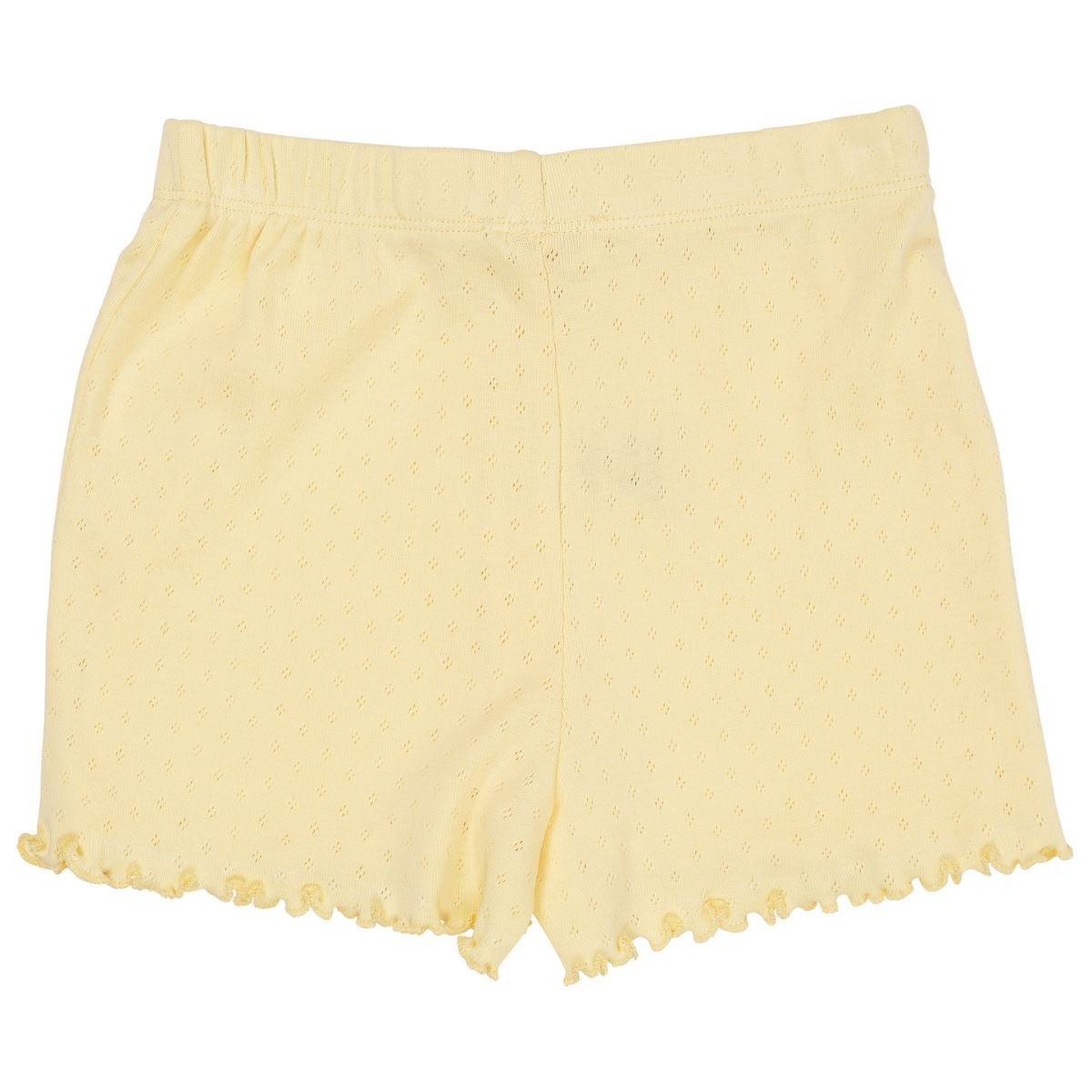 De Copenhagen Colors summer pointelle short in de kleur light yellow is een heerlijke korte broek voor de warme zomerdagen. Het shortje ziet er erg leuk uit draagt super comfortabel. VanZus.