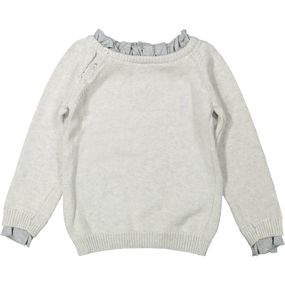 Two You Label dani gebreide trui grey