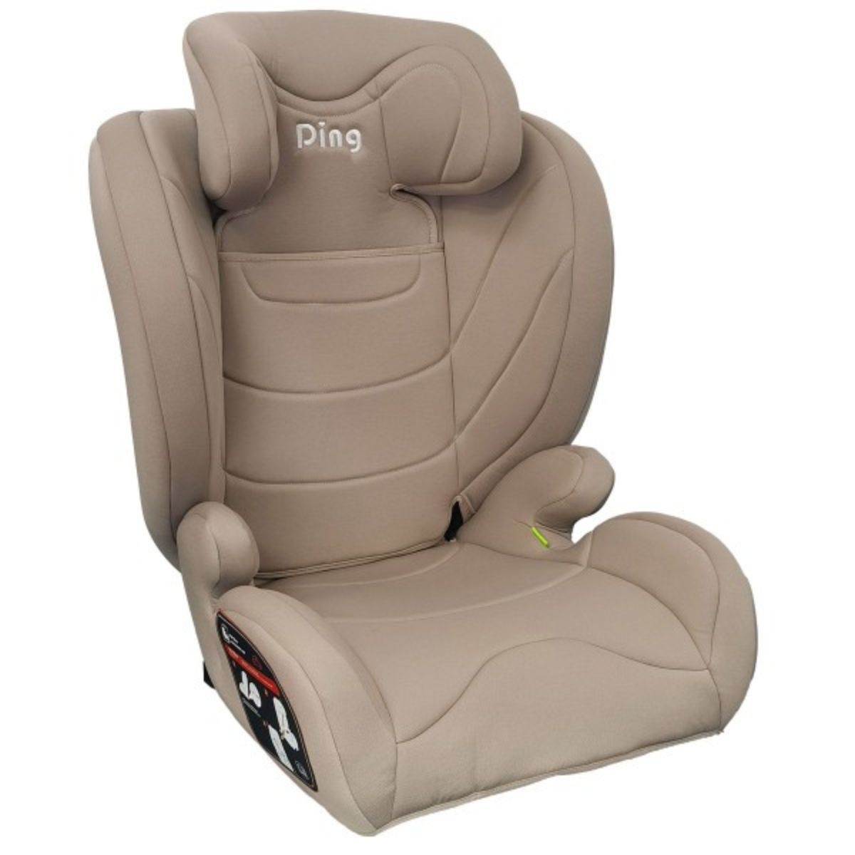 Veiligheid, comfort en stijl met de Owen i-Size autostoel in taupe van Ding. Met Isofix, verstelbare rugleuning en hoofdsteun met 5-punts veiligheidsgordel. Geschikt van 3 tot 12 jaar. VanZus