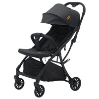 De remi buggy in black van Ding is perfect voor elk terrein. Geschikt vanaf 0- 22 kg. Met o.a. handig inklapsysteem, verstelbare rugleuning, voetensteun, zonnekap, valbeugel, tuigje en boodschappenmand. VanZus