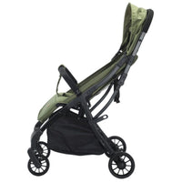 De remi buggy in forest green van Ding is geschikt vanaf de geboorte tot 22 kg. Met een handig inklapsysteem, verstelbare rugleuning, voetensteun, zonnekap, valbeugel, tuigje en boodschappenmand. VanZus