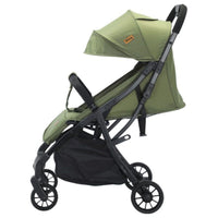 De remi buggy in forest green van Ding is geschikt vanaf de geboorte tot 22 kg. Met een handig inklapsysteem, verstelbare rugleuning, voetensteun, zonnekap, valbeugel, tuigje en boodschappenmand. VanZus