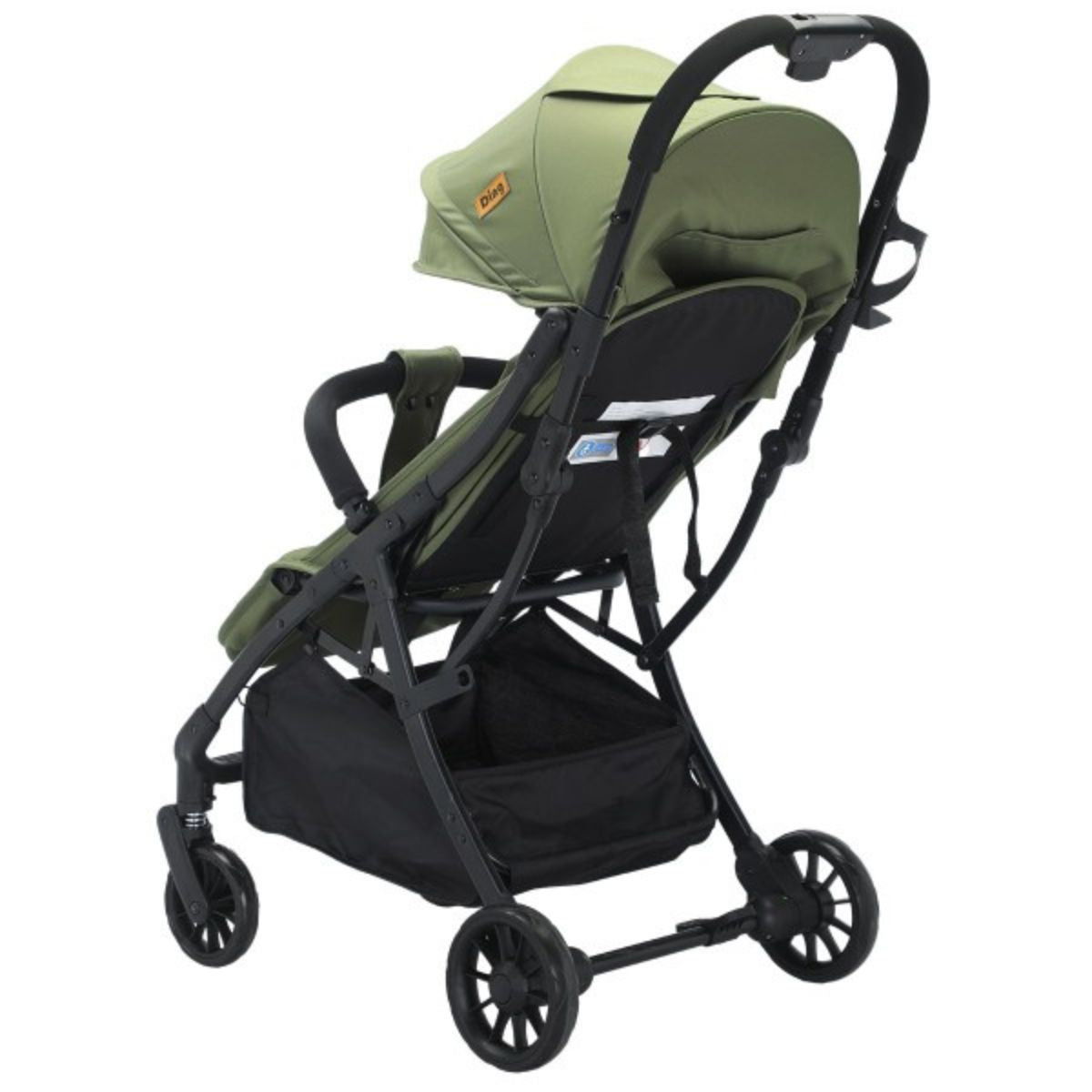 De remi buggy in forest green van Ding is geschikt vanaf de geboorte tot 22 kg. Met een handig inklapsysteem, verstelbare rugleuning, voetensteun, zonnekap, valbeugel, tuigje en boodschappenmand. VanZus