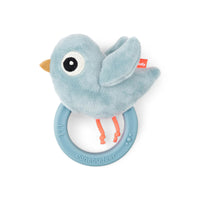 Hoe schattig is deze sensory bijtring rammelaar in de variant birdee blue van het merk Done by Deer? Deze bijtring met het schattige vogeltje Birdee is het ideale vriendje voor kindjes die last hebben van doorkomende tandjes. VanZus