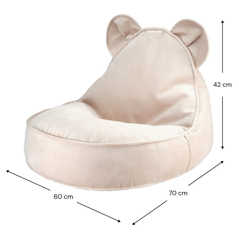 Wigiwama beanbag bear dusty beige