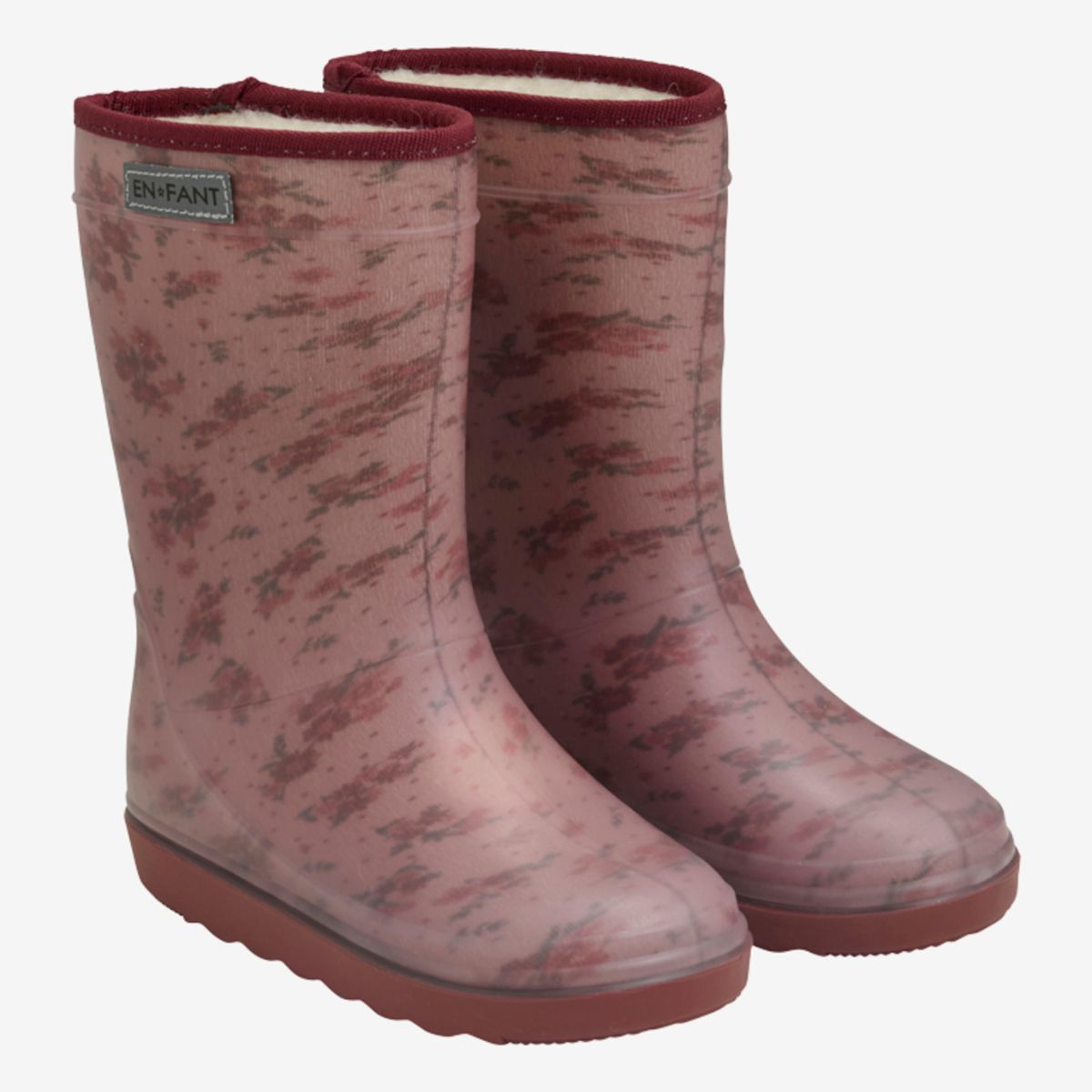 Bescherm de voeten van je kleintje tegen fikse regenbuien met deze thermoboots in de print burlwood van het vrolijke merk En Fant. De outfit van jouw mini me outfit zal zeker schitteren met deze hippe regenboots in een prachtige rode kleur en toffe camouflage print. VanZus