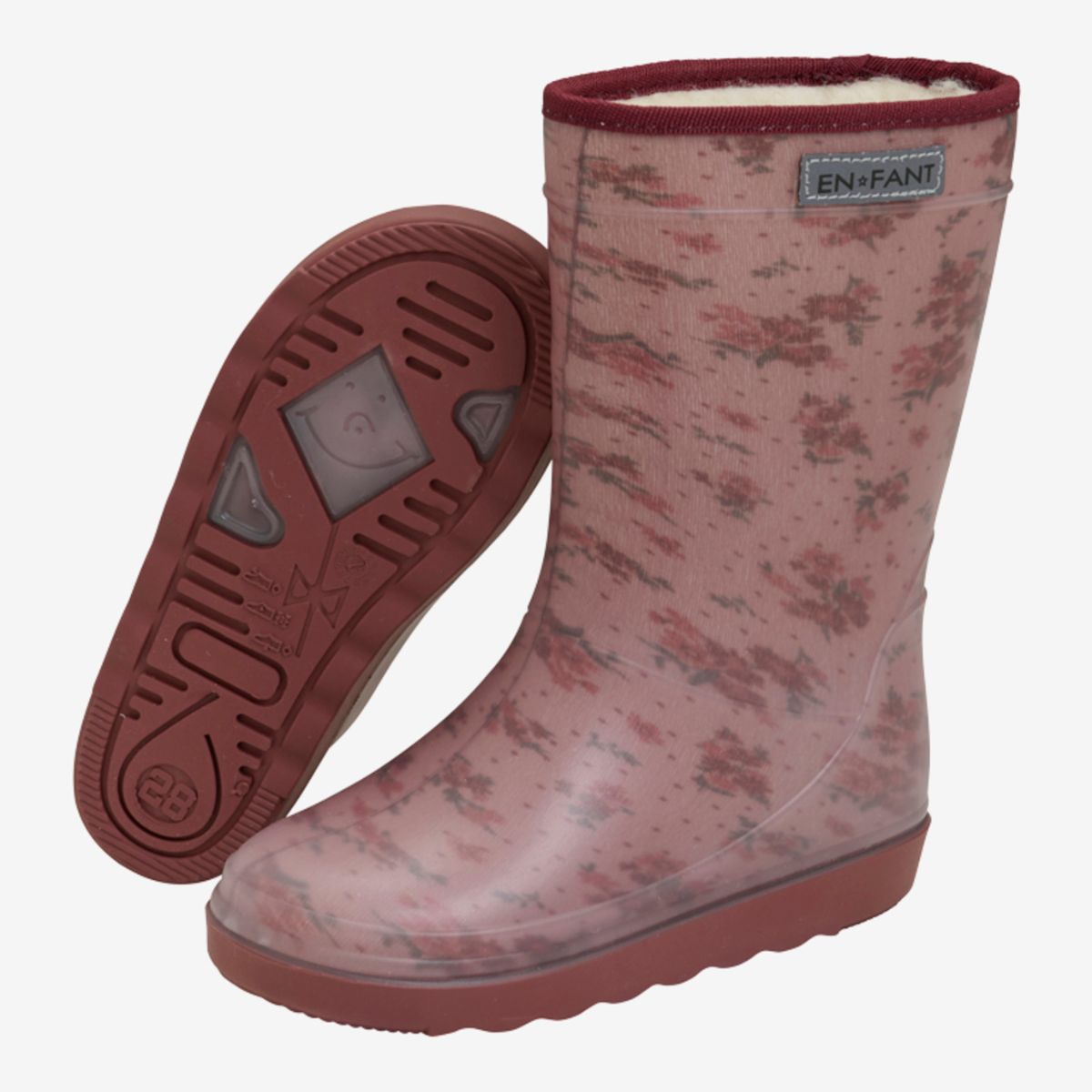 Bescherm de voeten van je kleintje tegen fikse regenbuien met deze thermoboots in de print burlwood van het vrolijke merk En Fant. De outfit van jouw mini me outfit zal zeker schitteren met deze hippe regenboots in een prachtige rode kleur en toffe camouflage print. VanZus