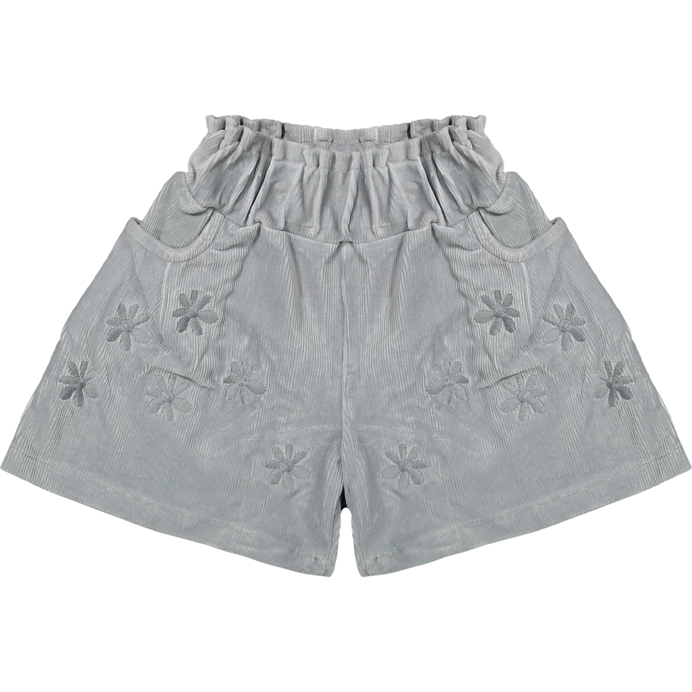 Two You Label flower short grey