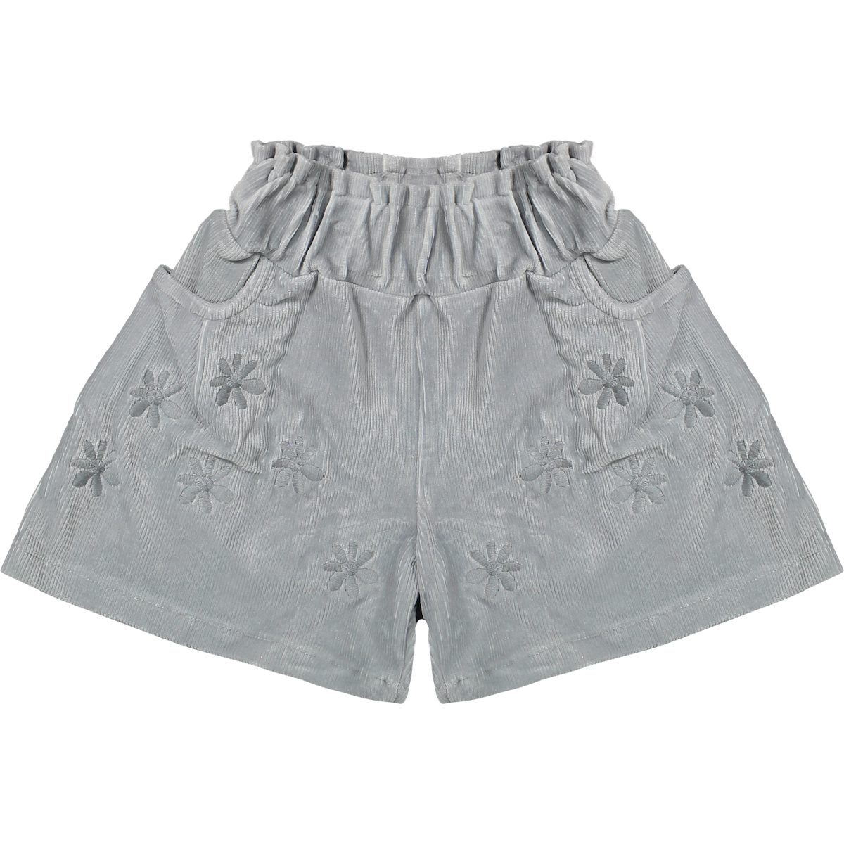 Two You Label flower short grey