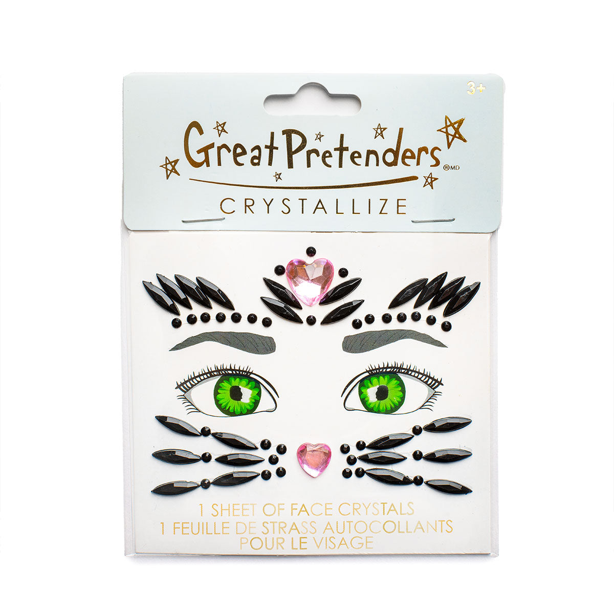 Tover je kindje om in een schattige zwarte kat met deze zwarte kat gezichtstickers van het merk Great Pretenders. Deze stickers zijn zelfklevend en zijn voor éénmalig gebruik. Ze zijn de perfecte finishing touch voor elke schattige katten look. VanZus