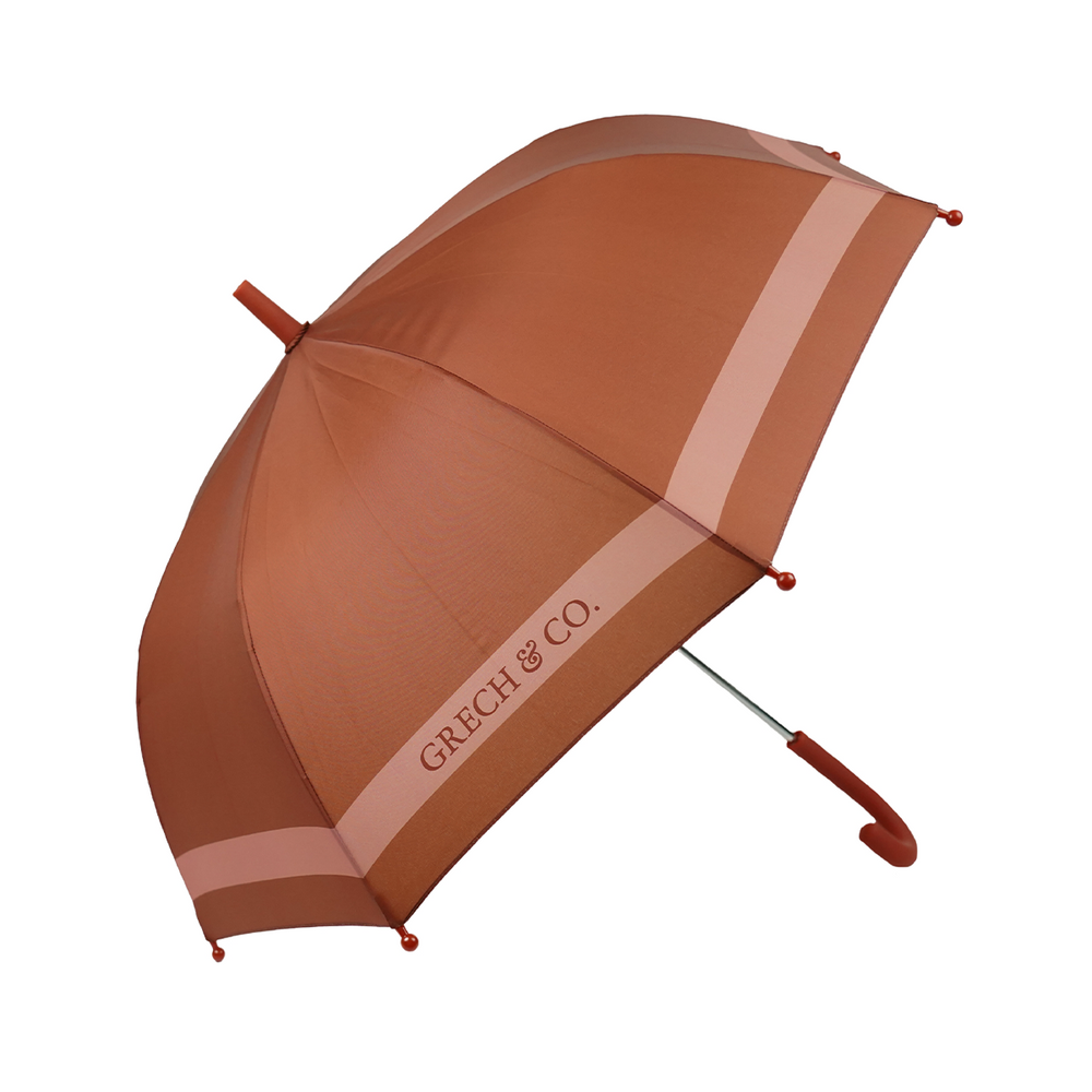 Grech & Co. paraplu adult sunset cinnamonTrotseer op een stijlvolle manier de regen met deze Grech & Co. Adult Sunset Cinnamon paraplu. Deze leuke paraplu combineert functionaliteit met stijl, en zijn mooie kaneelkleur voegt een vleugje vrolijkheid toe aan grijze regendagen. VanZus