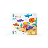 Boetseer vrolijk uitziende gekleurde figuurtjes met de boetseerklei én bijbehorende app van HeyClay in de variant Ocean. 15 stuks klei, plakt niet en droogt snel. Voor creatieve en leergierige kinderen. VanZus