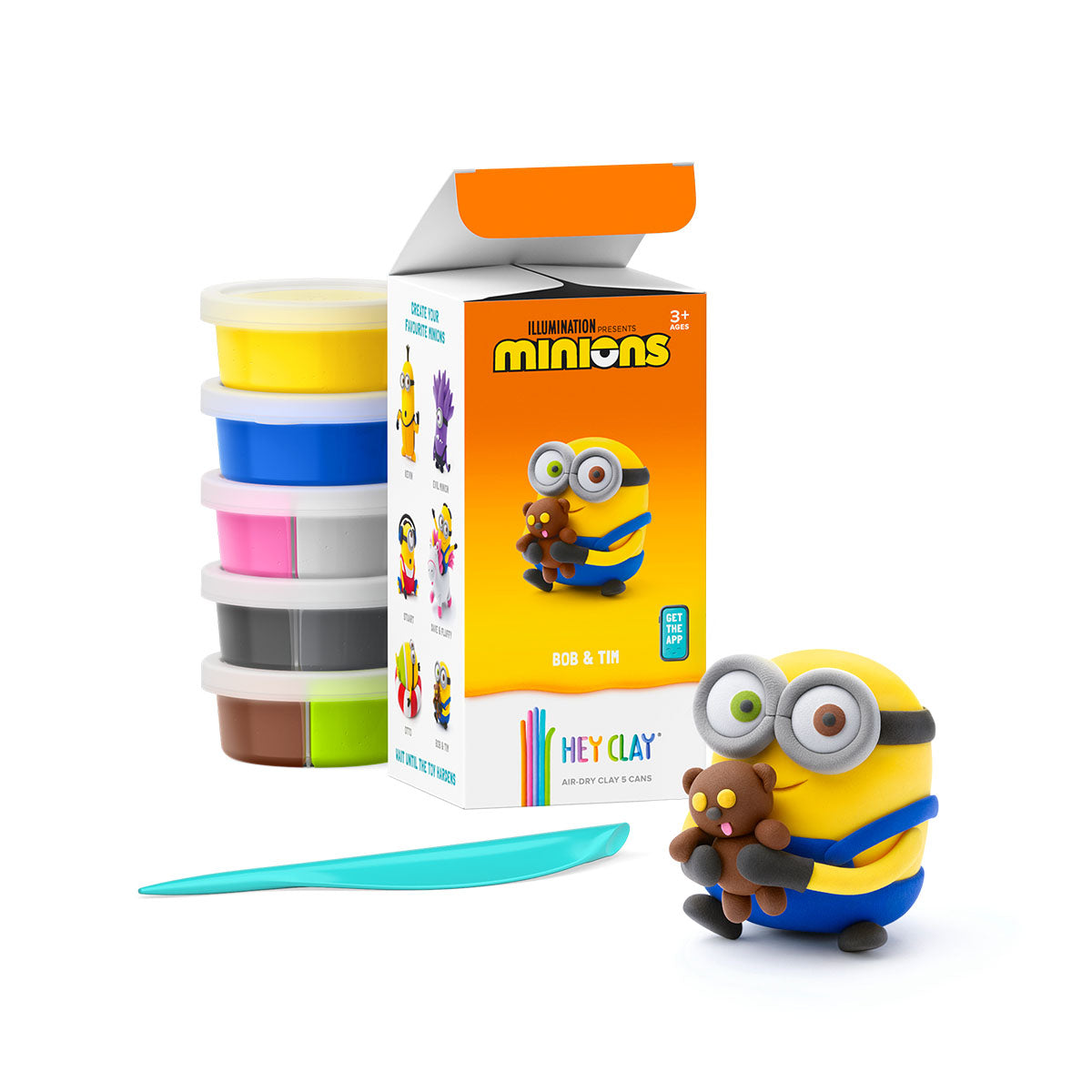 HeyClay limited edition Minions Bob & Tim