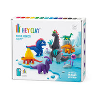 Boetseer stoere dino's met de boetseerklei én bijbehorende app van HeyClay in de variant mega's dino's 15 stuks. De klei van HeyClay plakt niet en droogt snel, daardoor kunnen kinderen de figuurtjes al snel gebruiken als speelgoedpoppetjes. VanZus