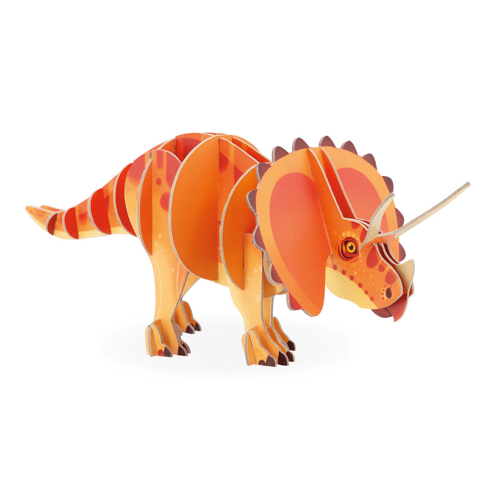 Ontdek de prehistorische wereld met de Janod Dino 3D-puzzel Triceratops! Deze unieke puzzel neemt kinderen mee op reis naar het tijdperk van de dinosauriërs. Met 32 stevige houten stukjes kunnen kinderen hun eigen Diplodocus creëren. VanZus