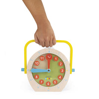 Is het tijd voor jouw kindje om te leren klokkijken? Dan kan deze leuke klok kijken leerklok van Janod Essential niet ontbreken! Dit leerspeelgoed is ideaal om op een leuke manier te leren klokkijken! VanZus