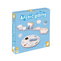 Met dit leuke artic party spel van Janod is het het doel om de ijsbeer naar de baby ijsbeertjes brengen die honger hebben! Dit is een spannend spelletje dat zal zorgen voor veel plezier! VanZus