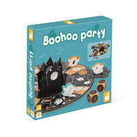 Dit boohoo party spel van het merk Janod is een superleuk, en ook wel een beetje spannend, spelletje voor het hele gezin! Geluk en strategie is alles wat je nodig hebt bij dit leuke spel.  Het doel is om je spookje zo snel mogelijk naar het kasteel te brengen. VanZus