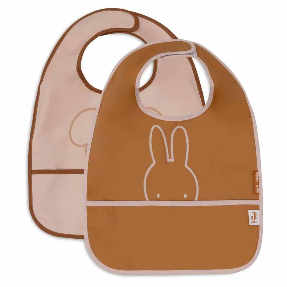 De Jollein 2-pack miffy peekaboo waterproof slab in wild rose green biedt stijlvolle bescherming tijdens het eten. Waterdicht, comfortabel en eenvoudig te reinigen. Houd kleertjes schoon met deze schattige slab. VanZus