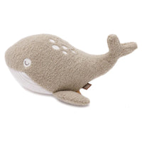 Knuffelen en spelen met activiteitenspeeltje deepsea whale van Jollein. De lieve zachte walvis heeft verschillende activiteiten zoals een rinkelbelletje en diverse labeltjes. Voor veel speelplezier. VanZus