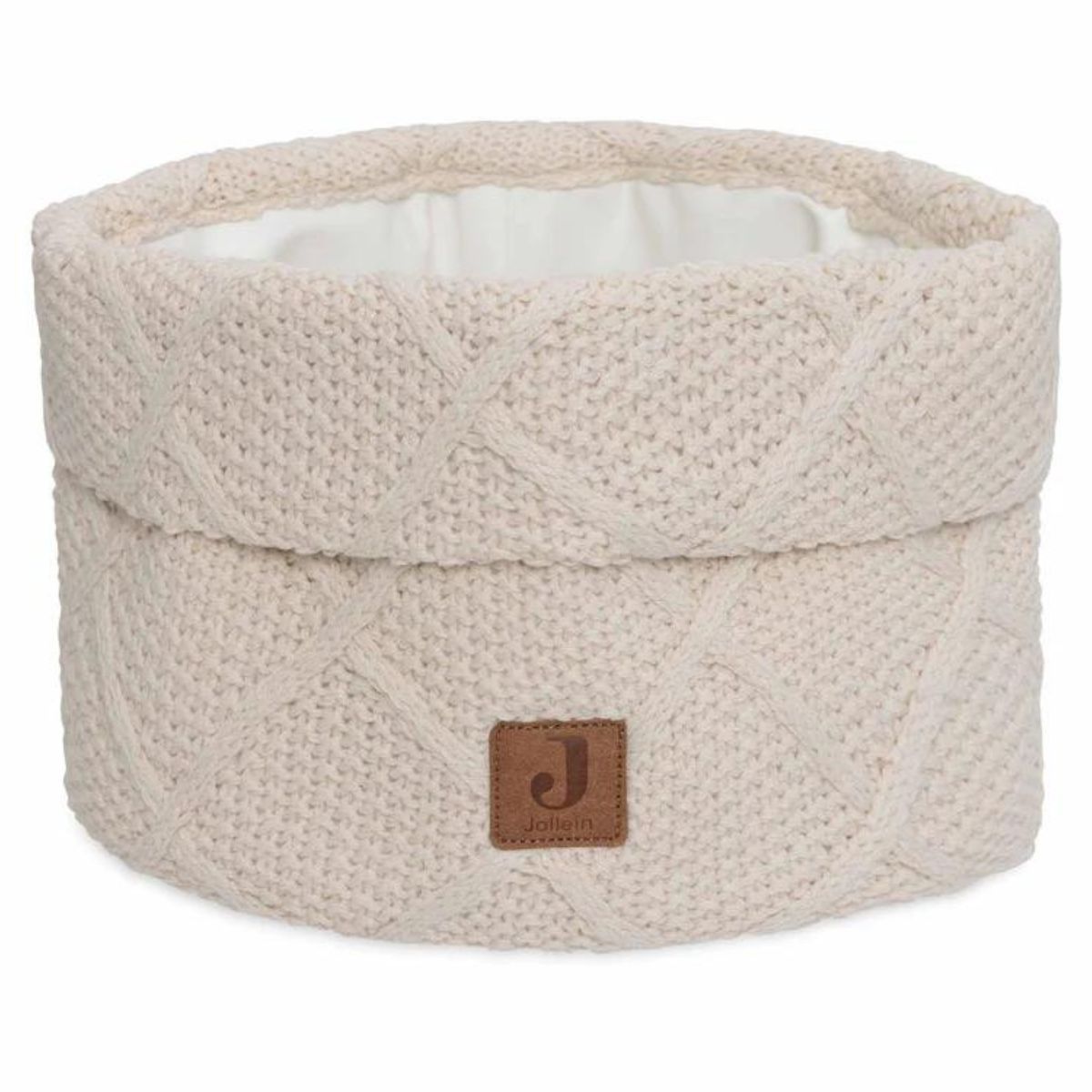 Houd de commode netjes met het Jollein check knit commodemandje in oatmeal. Stijlvol, compact en perfect voor het opbergen van babyspullen. Gemaakt van gebreide stof met ruitpatroon. VanZus