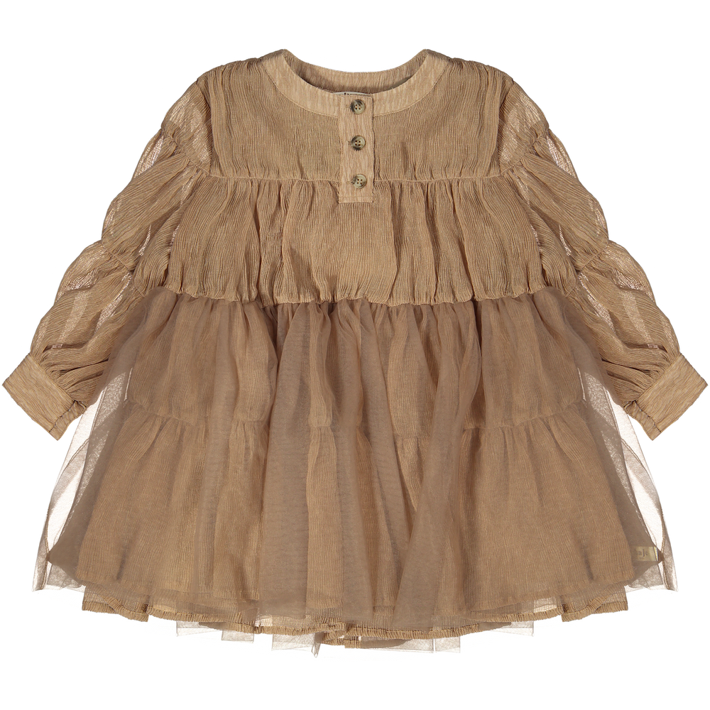 Baje Studio jura jurk brown cacao