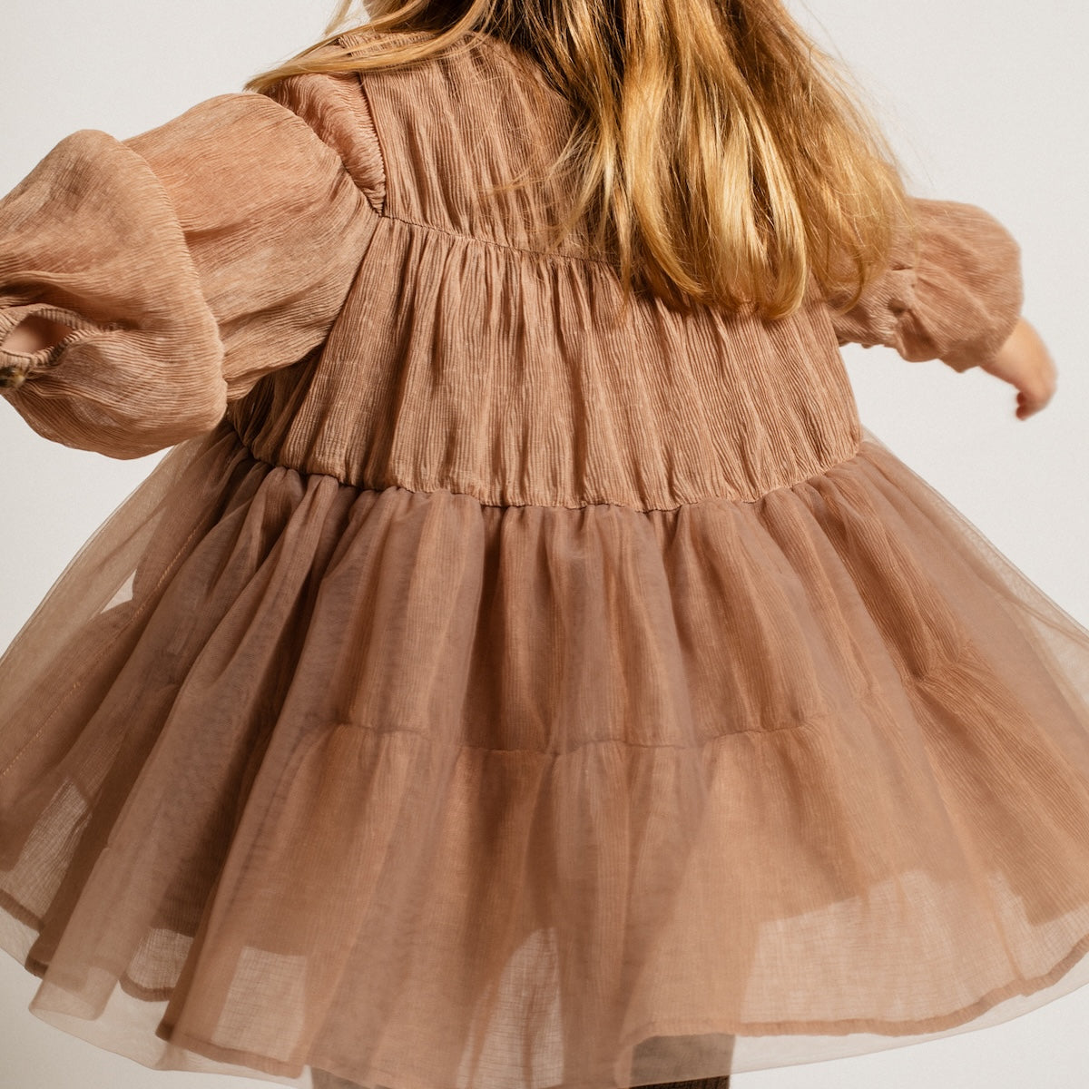 Baje Studio jura jurk brown cacao