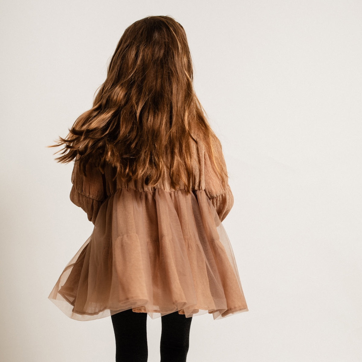 Baje Studio jura jurk brown cacao