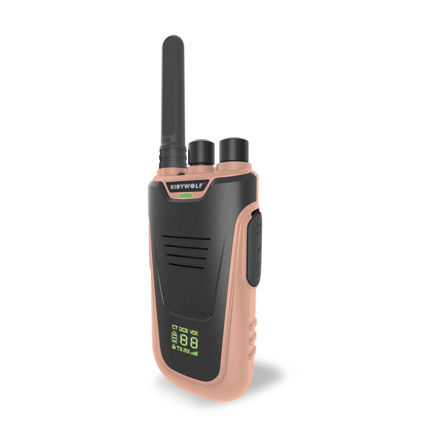 Op zoek naar avontuur? Met deze superleuke Kidytalk walkie talkie nude green van Kidywolf kunnen kinderen met hun vriendjes (of met hun ouders!) uren plezier beleven! VanZus