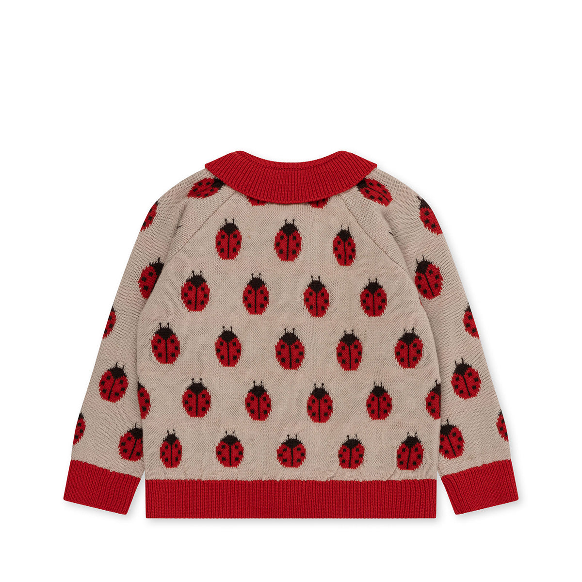 Dit heerlijke vestje is een must have voor in de kledingkast van je dochter. Het Konges Slojd belou gebreid vestje ladybug met lieveheersbeestjes ziet er superschattig uit! VanZus