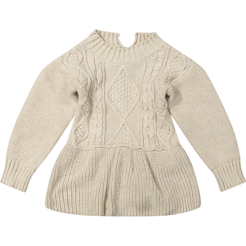 Two You Label kate baby gebreide jurk oat
