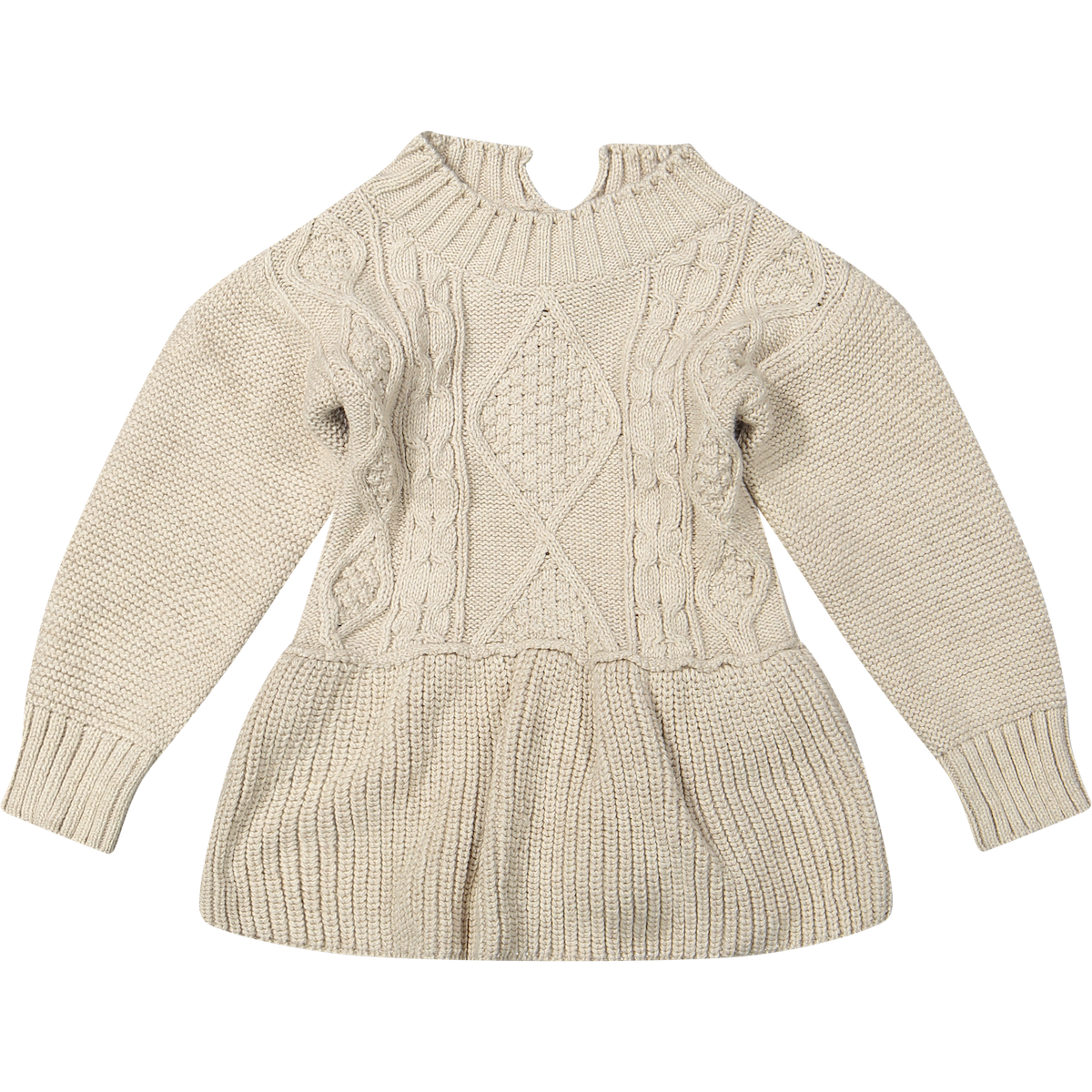 Two You Label kate baby gebreide jurk oat