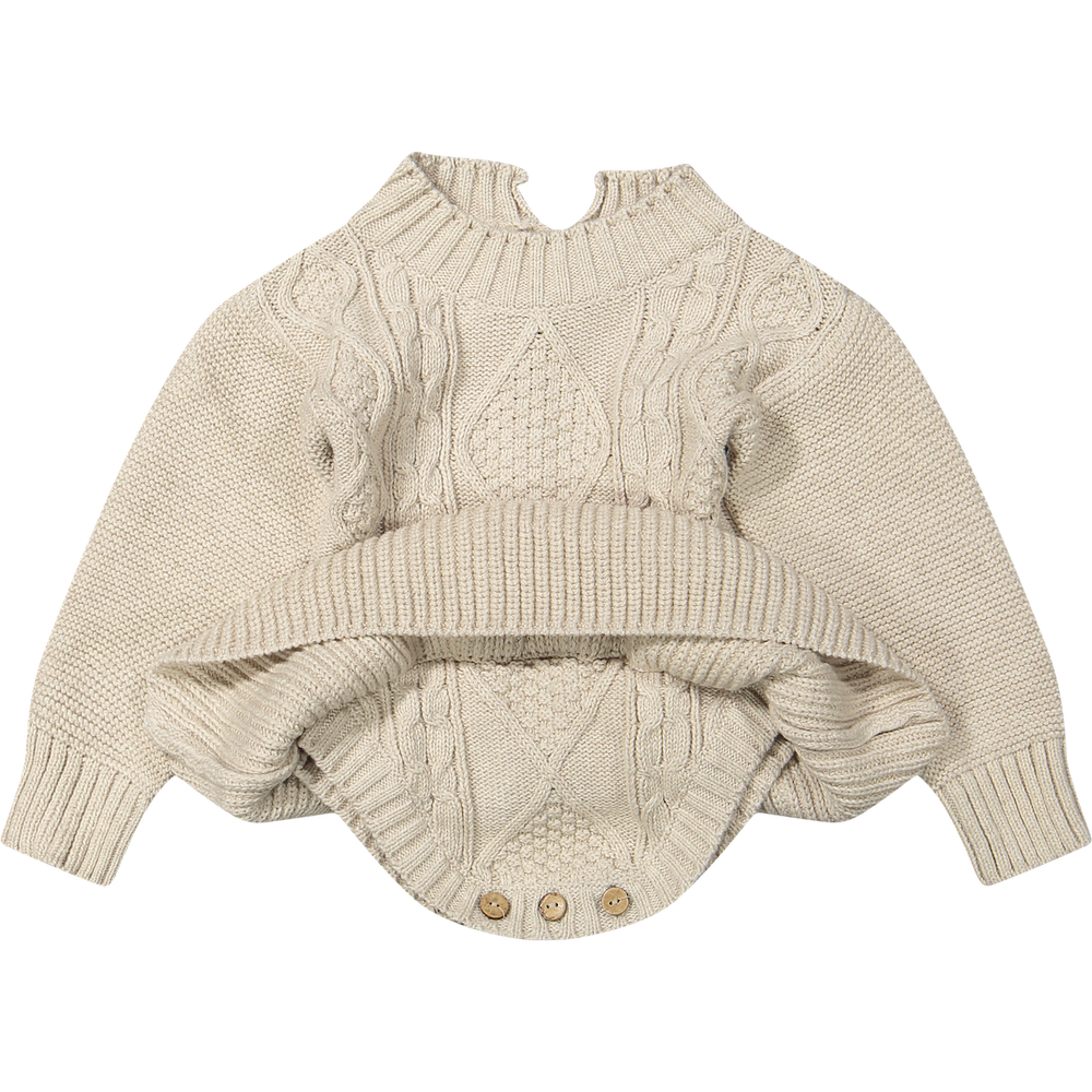 Two You Label kate baby gebreide jurk oat