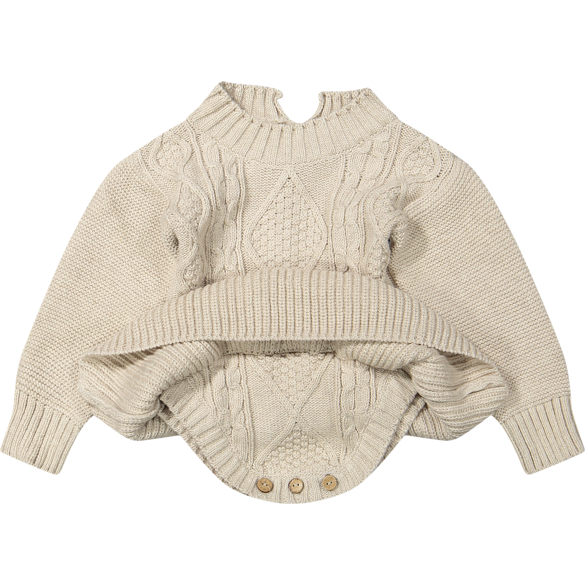 Two You Label kate baby gebreide jurk oat
