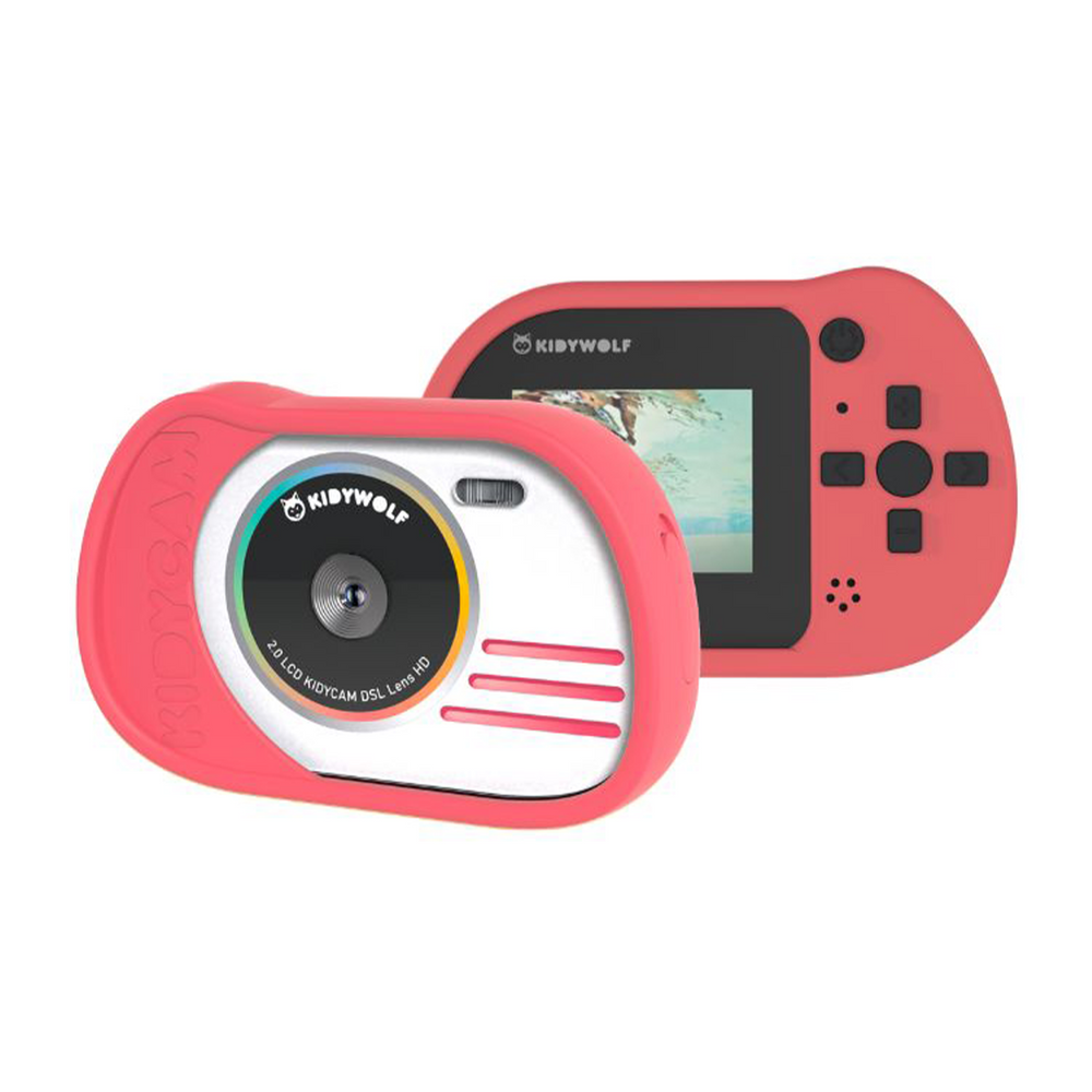 Say Cheese! Met deze superleuke kidycam action camera van Kidywolf in pink kan je kindje al zijn of haar favoriete momenten vastleggen! De camera is speciaal ontworpen om een optimale grip mogelijk te maken. VanZus
