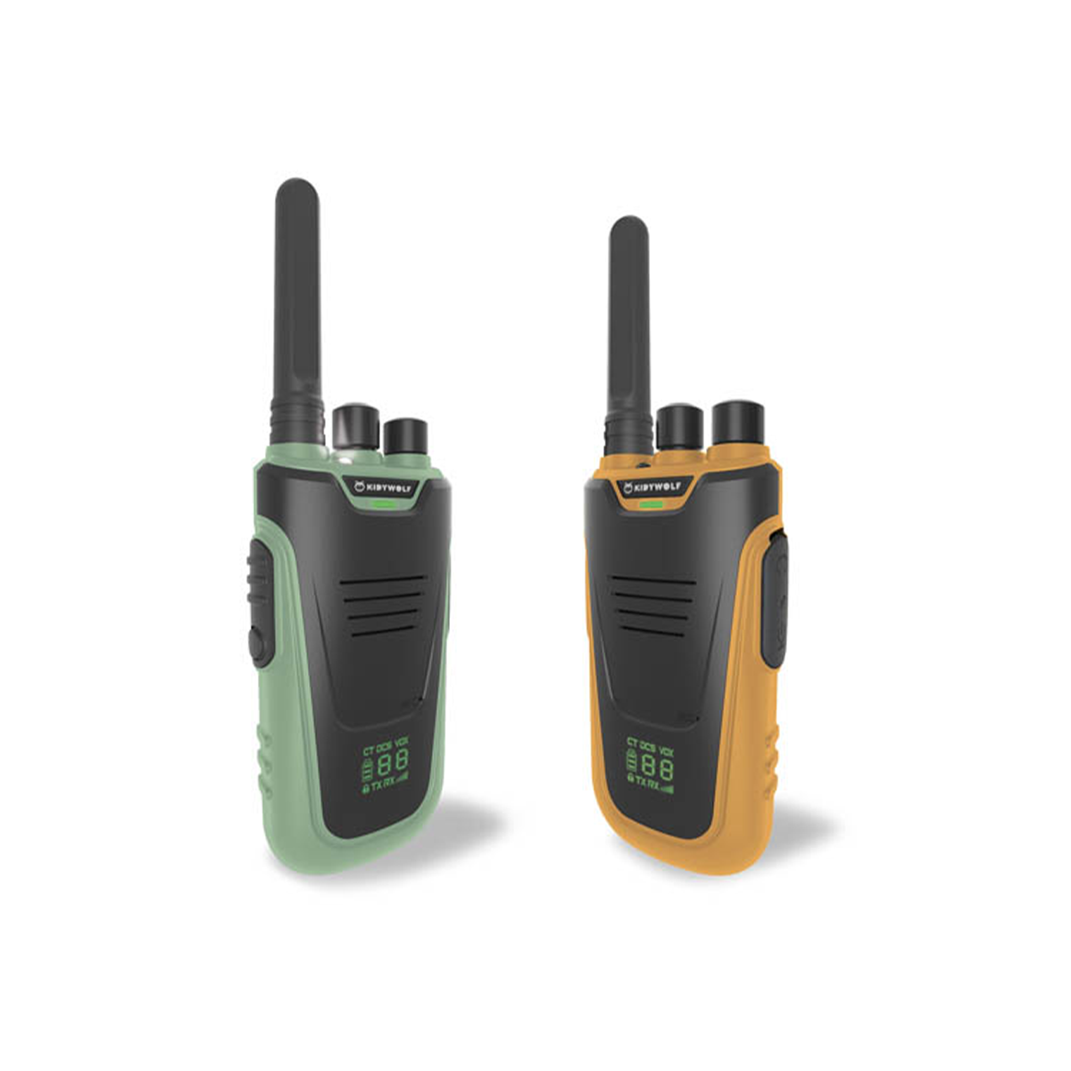 Met deze superleuke Kidytalk walkie talkie van Kidywolf kunnen kinderen met hun vriendjes (of met hun ouders!) uren plezier beleven! Met deze walkie talkies kun je namelijk tot op een afstand van 6 kilometer met elkaar communiceren. VanZus