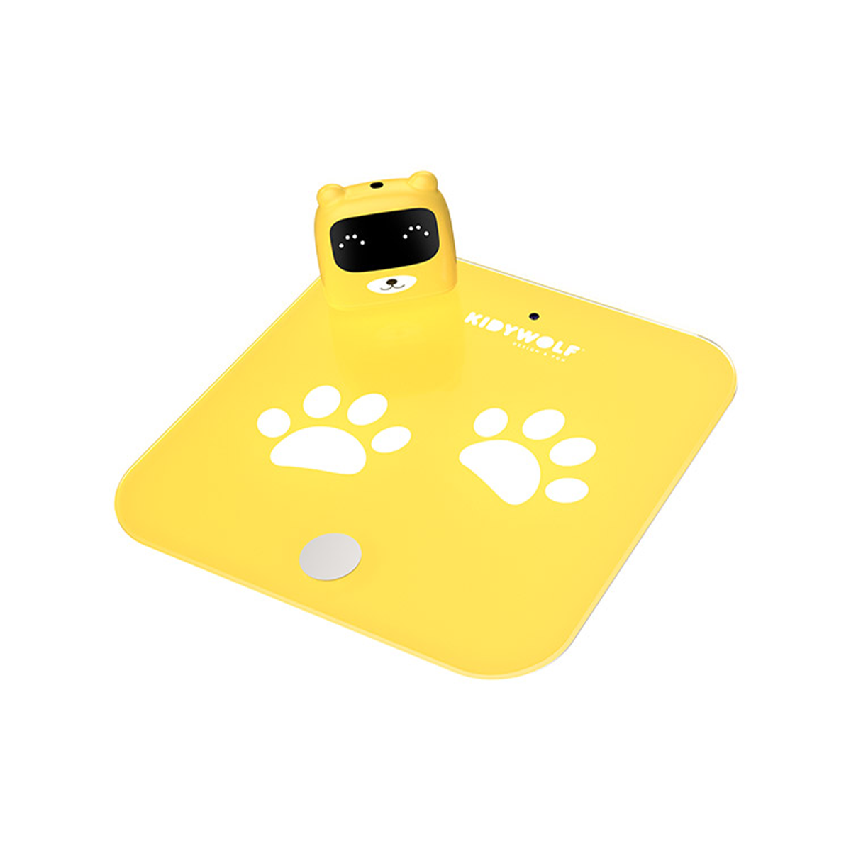 Houd de groei van je kindje op een speelse manier bij met deze leuke Kidywolf Kidyted weegschaal yellow! Dit is een vrolijke weegschaal voor jong en oud waarmee je kindje zichzelf kan wegen en meten op een leuke manier. VanZus