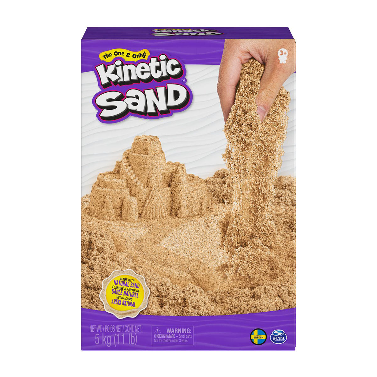 Met deze leuke Kinetic Sand brown 5 kg kan je kindje creëren wat hij of zij maar kan bedenken. Kinetic Sand is origineel, betoverend en magisch zand waarmee de creativiteit van je kindje optimaal geprikkeld wordt. VanZus