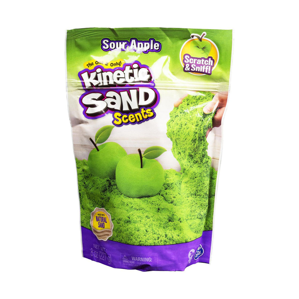 Ken je Kinetic Sand al? Met Kinetic Sand groen geurend zand 227 gram kan je kindje zijn of haar creativiteit de vrije loop laten en van alles creëren, modelleren, bouwen en weer laten instorten zonder dat het een complete troep in huis wordt. VanZus