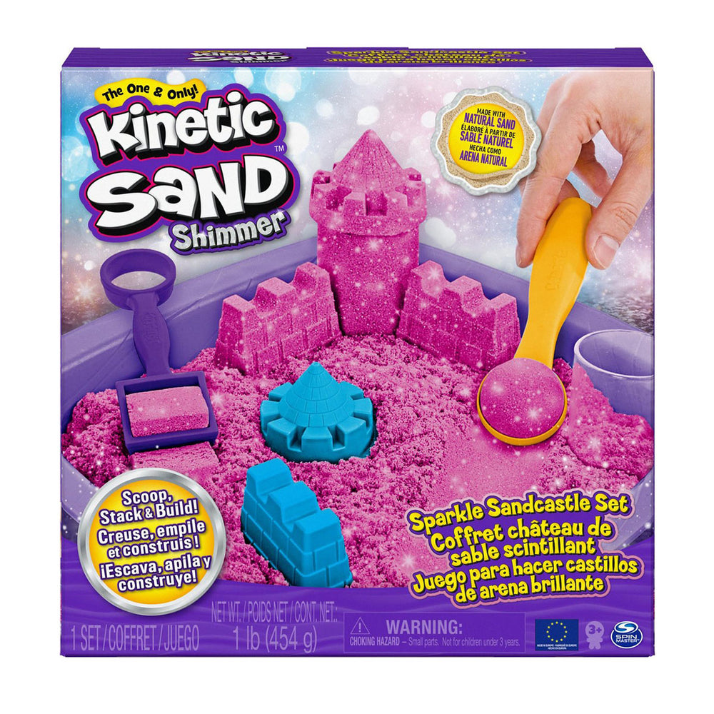 Beleef je eigen zandkasteelavonturen met Kinetic Sand sparkling sandcastle zandkasteel. Met deze set kun je het gehele jaar door genieten van het spelen met zand. Met de drie bijgeleverde vormpjes en twee stuks gereedschap om van alles vorm te geven wat je maar zou willen. VanZus