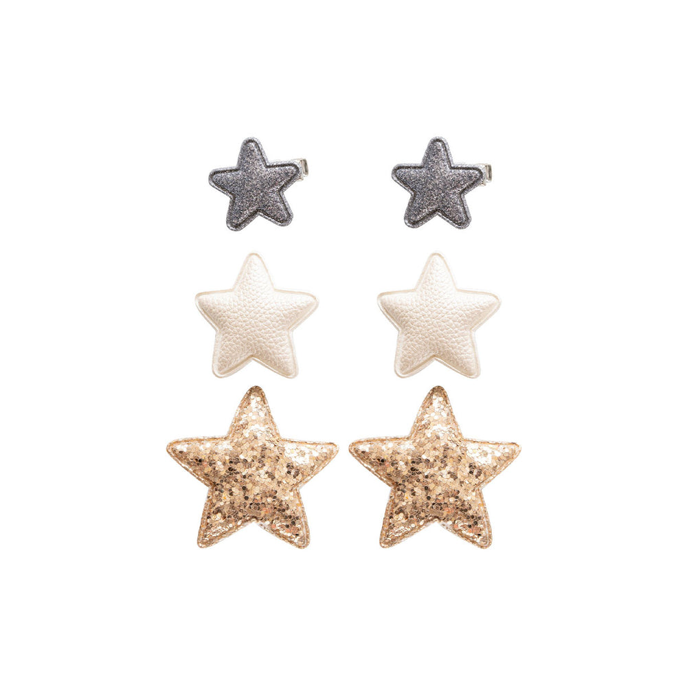 Hoe schattig zijn deze starry skies speldjes in de kleur twilight van het te schattige merk Billy loves Audrey? Deze speldjes komen in een set van 6 en hebben een superschattig sterrendesign. Hiermee fleur je het haar van je kleintje in een handomdraai op! VanZus