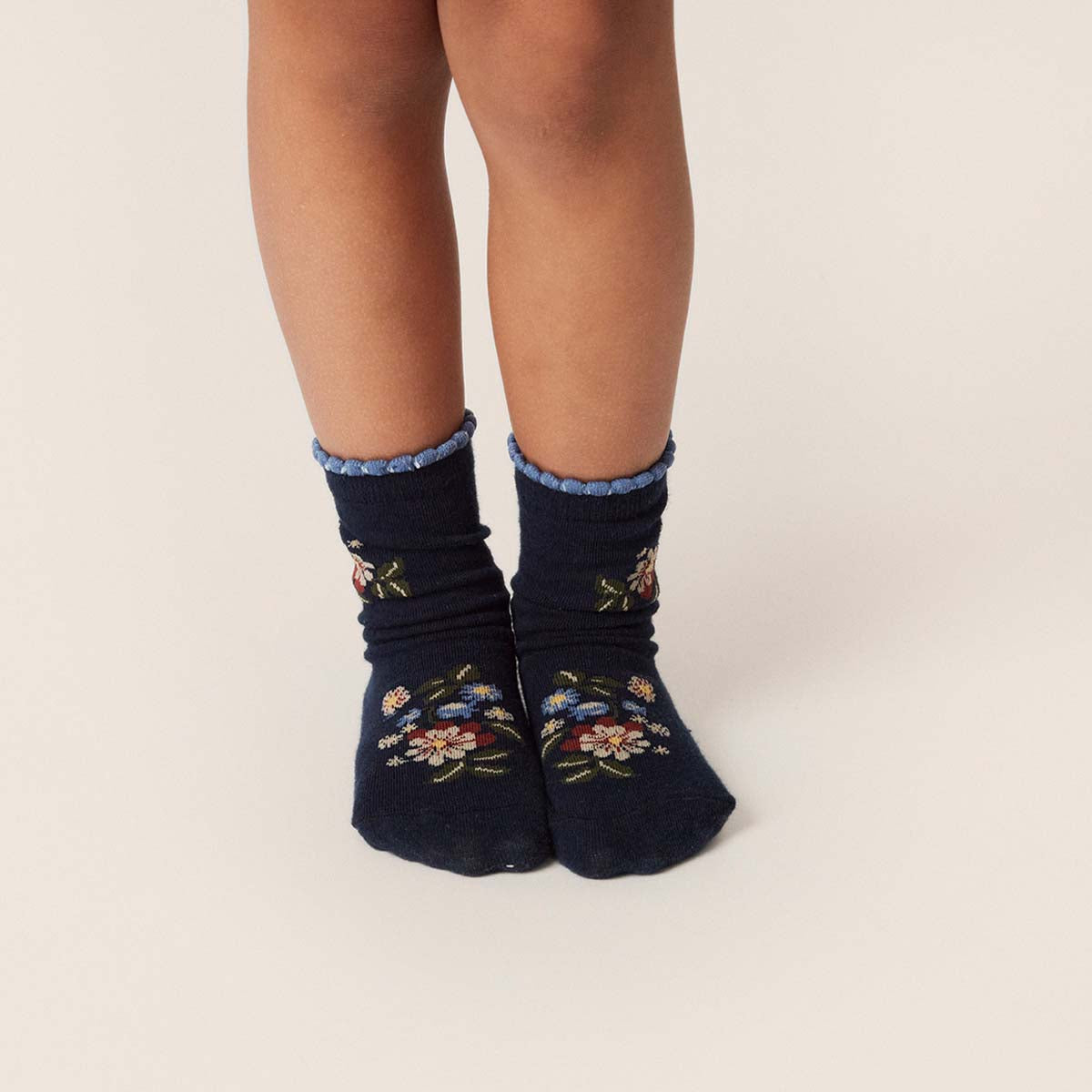 Chaussette enfant,10 paires chaussette chaude d'hiver,avec fleur et  animal,chaussette enfant en coton,pour voyage,extérieur,maison