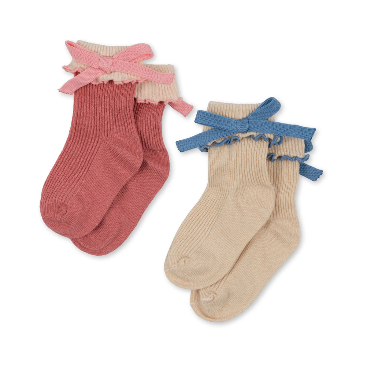 Konges Slojd 2-pack socks bow mix