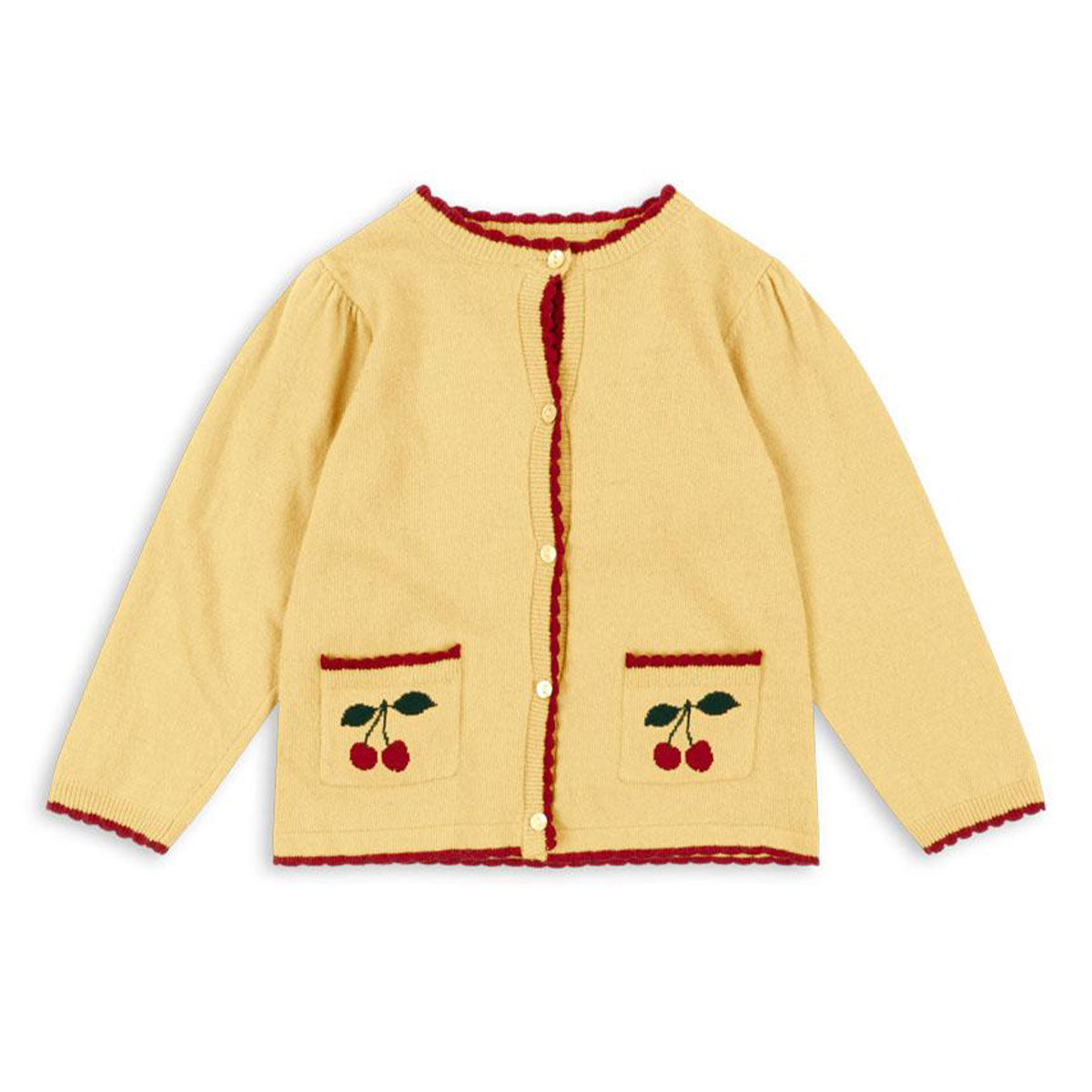 Tover je kindje om in een echt hartendiefje met dit alexa gebreide vestje in de kleur yellow yolk van het merk Konges slojd. Want zeg nu zelf, dit vestje is toch te schattig?! Het vest zorgt voor extra warmte en ziet er ook nog eens erg leuk uit! VanZus